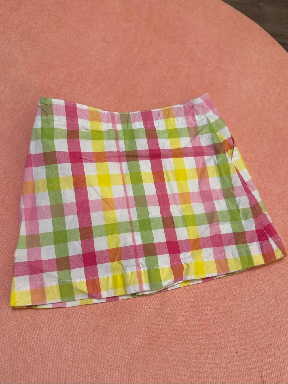 Spring rainbow spring 2008 plaid gingham skirt